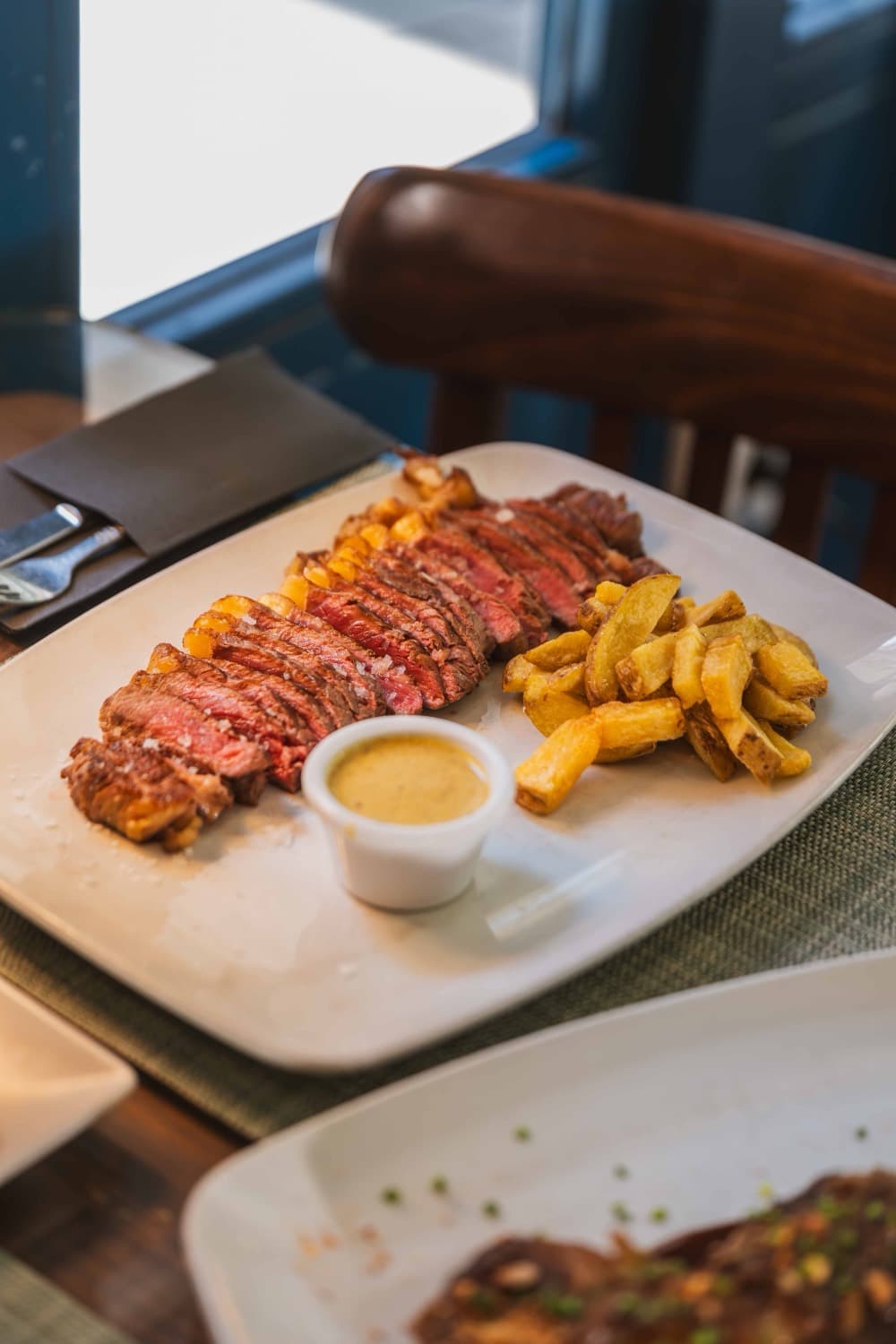 Entrecot con patatas